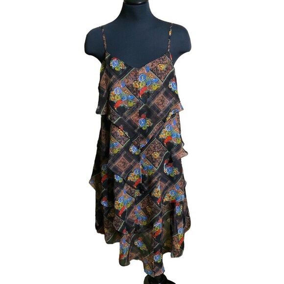 Free People Ruffled Daisy Chain Mini Dress - Women’s 12 - Picture 2 of 6